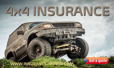 offroad and 4 x 4 vehicle insurance in Spain 