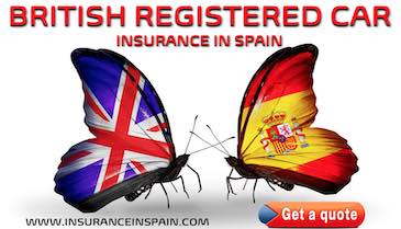 Cheap English registered car insurance in Spain, UK plated car insurance 