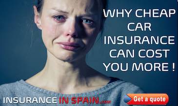 woman distressed and crying showing how cheap car insurance in spain can cost you dearly