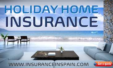 Villa on the beach depicting sunshine and happiness and promting holiday home insurance in Spain 