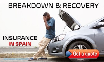 breakdown and recovery insurance in Spain for British and Spanish registered vehicles