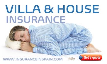 Man sleeping like a baby with villa and house insurance from www.insuranceinspain.com 